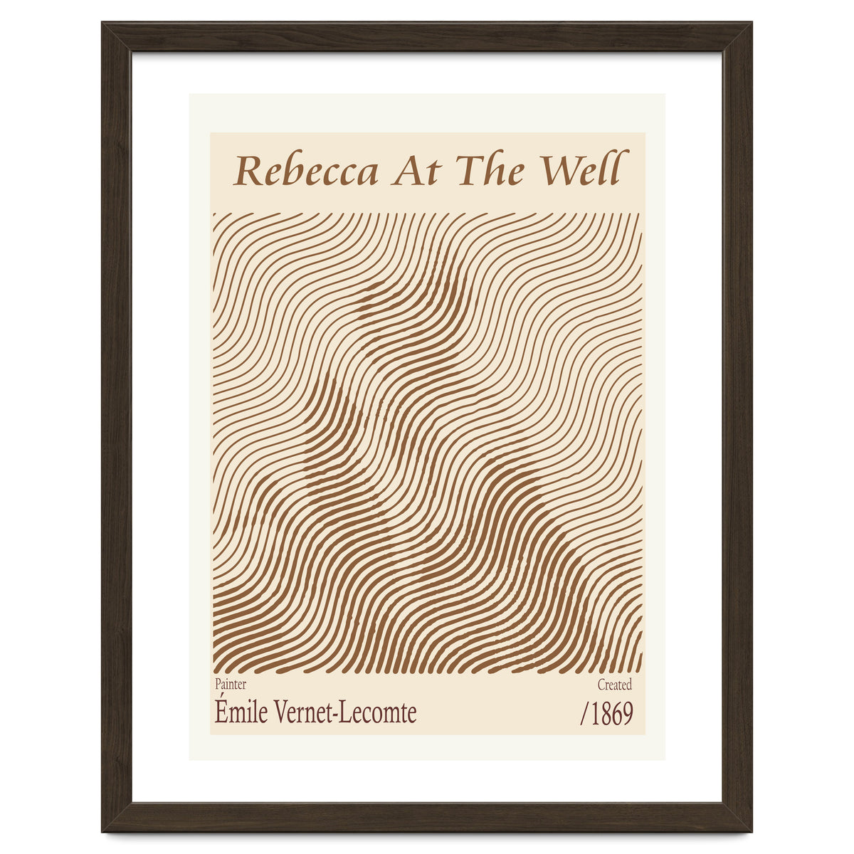 Rebecca At The Well – Émile Vernet Lecomte (1869)