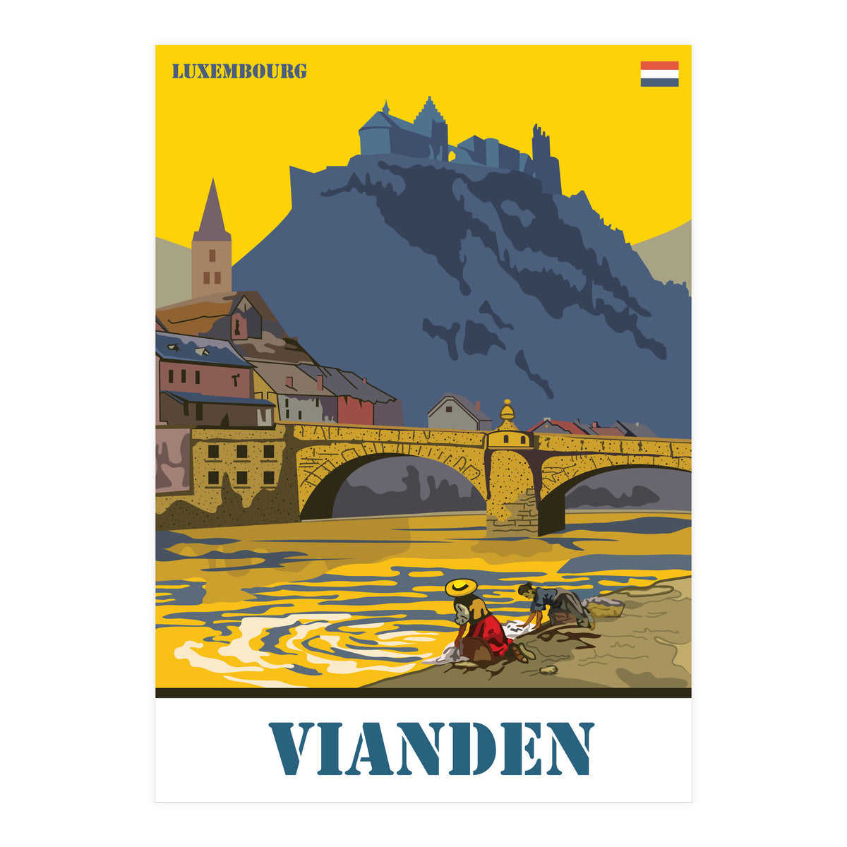 Vianden Luxembourg (Print Only)