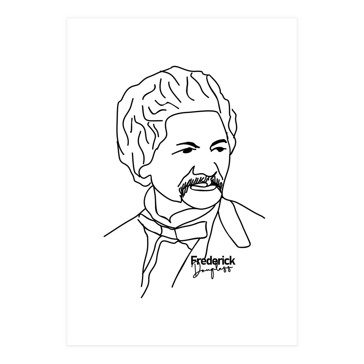 Frederick Douglass Illustration (Print Only)