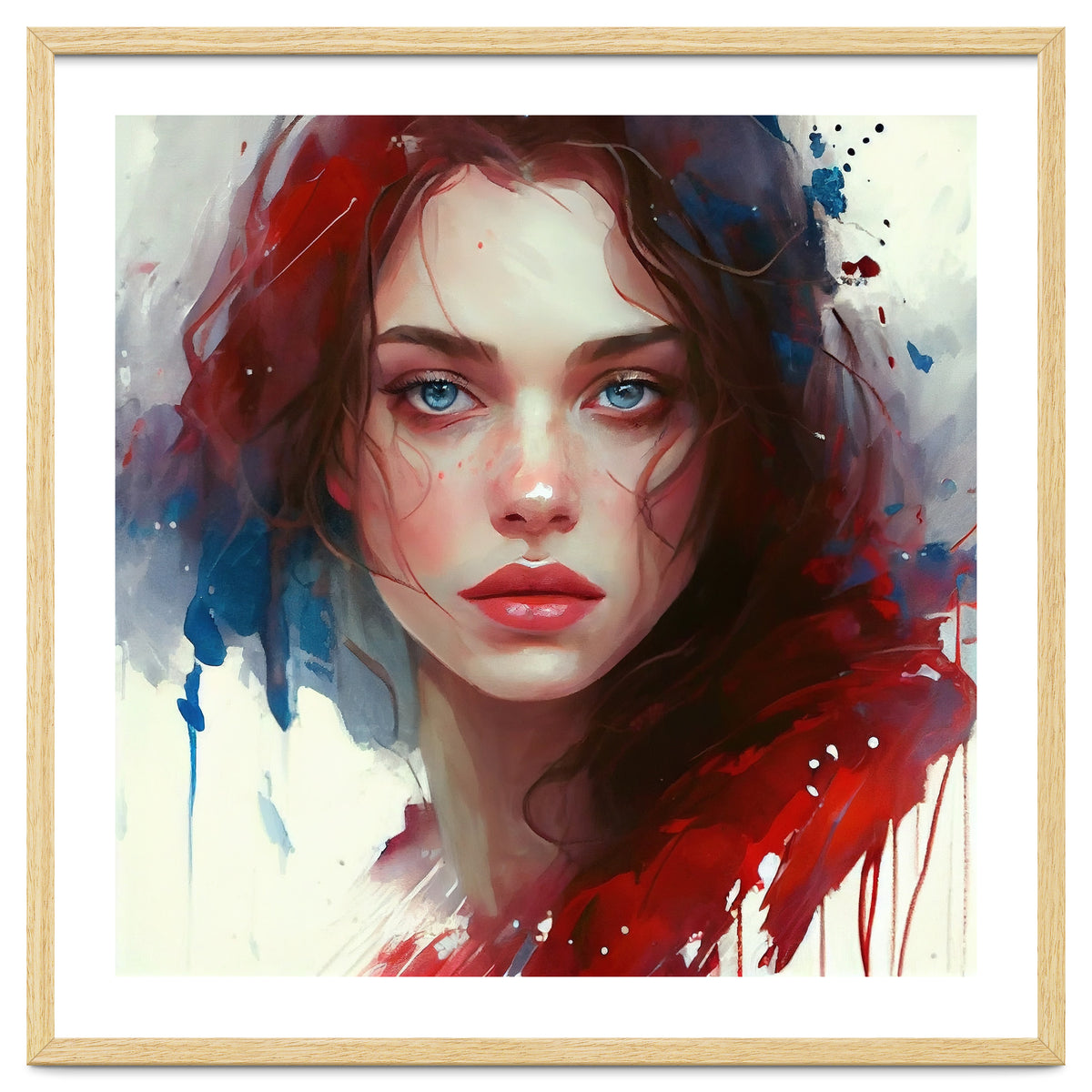Modern Fairy Tale Blue Eyed Portrait