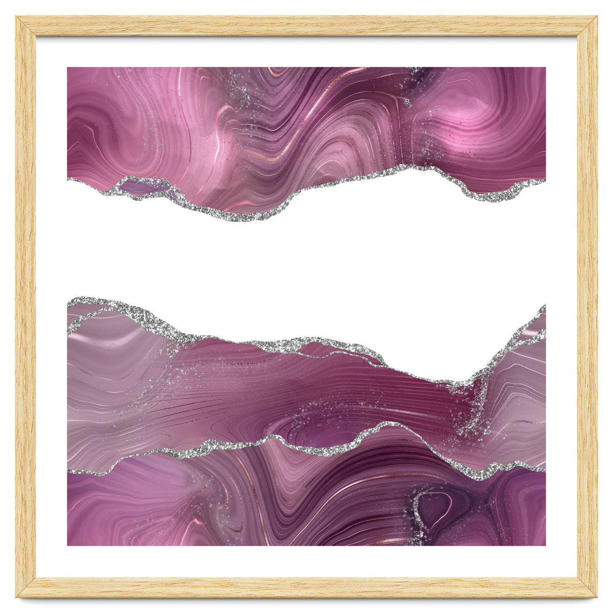 Mauve & Silver Agate Texture 08