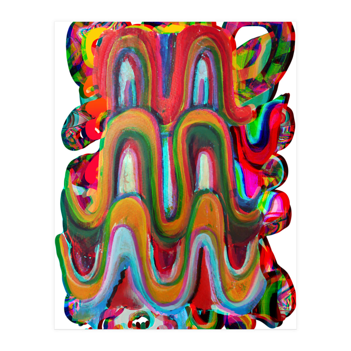 Pop Abstract Asimetrico 38 Copia (Print Only)