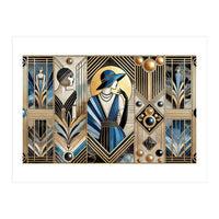 Jazz Age Sophistication In Art Deco (Print Only)
