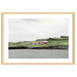 Red house on the shore - Iceland thumbnail