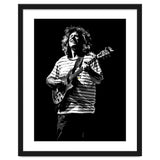 Pat Metheny American Jazz Guitarist Legend in Monochrome thumbnail