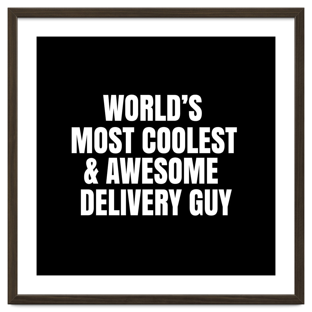 World's most coolest and awesome delivery Guy