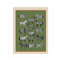 Striped Horses (Print Only)