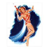 Pinup Astronaut Girl (Print Only) thumbnail