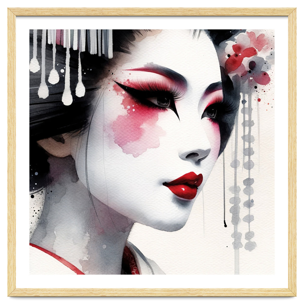 Porcelain Bloom Modern Geisha