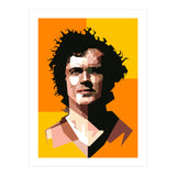 Retro Franz Beckenbauer Football  (Print Only) thumbnail