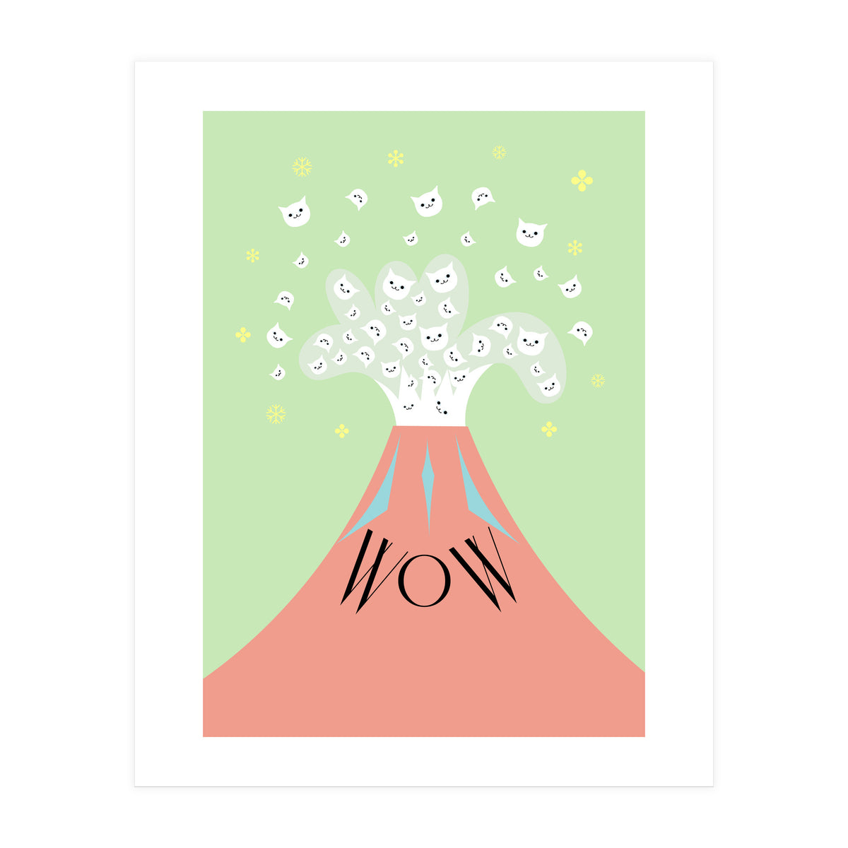 WOW - Cat Mountain (Print Only)