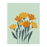 Orange and Yellow Flowers (Print Only) thumbnail