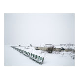 No people on a bench in the snowy winter (Print Only) thumbnail