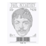 Receipt Art Paul Mc Cartney (Print Only) thumbnail