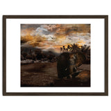 Elephant Scenic Golden Sunset African Wildlife Landscape thumbnail
