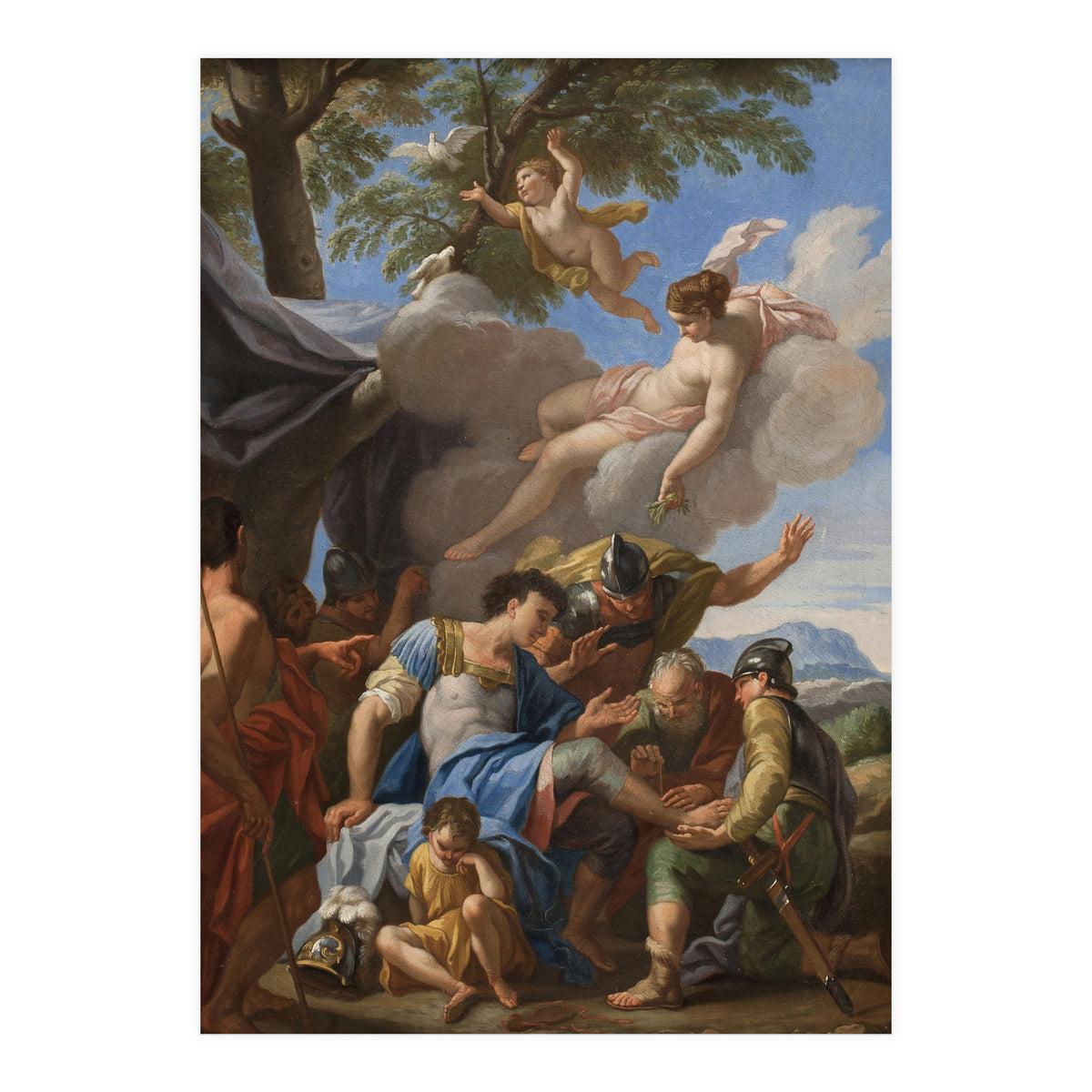 Hendrik Krock – Venus Brings Healing Herbs to the Wounded Aeneas (Print Only)