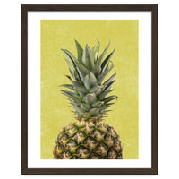 Pineapple Crown, Tropical Summer Fruit Art