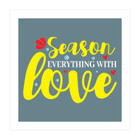 Season Everything With Love  (Print Only)