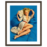 Pinup Sexy Girl Reading A Love Letter thumbnail