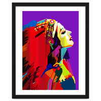 Apache Woman Pop Art Wpap