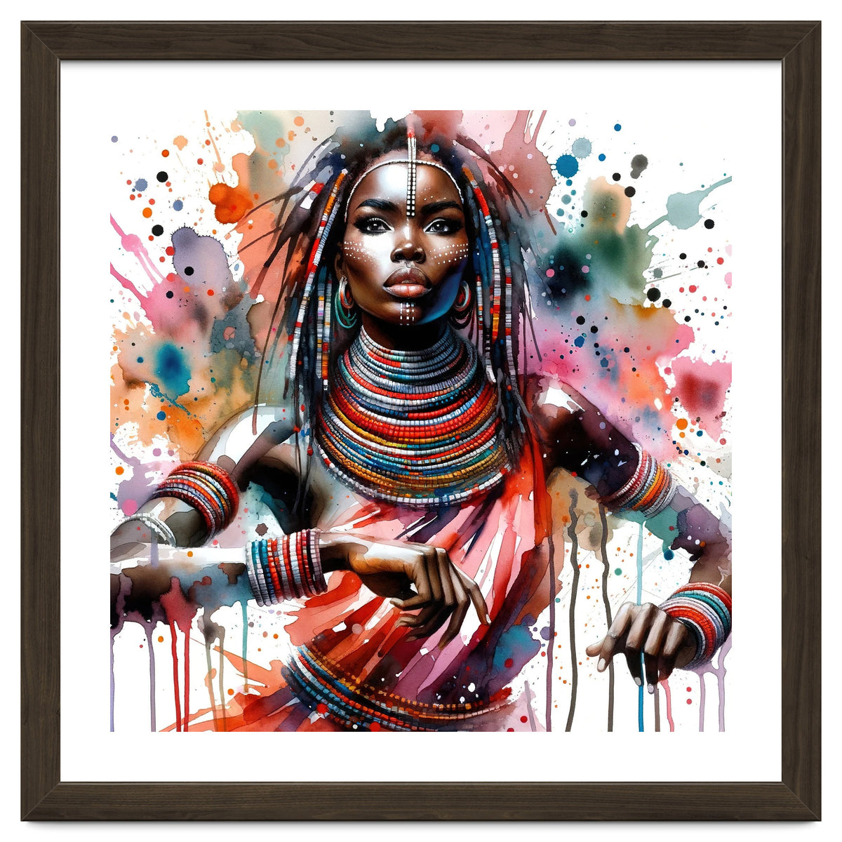 Beaded Majesty Dancer Portrait