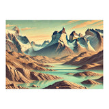 Vintage Chile, Torres Del Paine Poster (Print Only) thumbnail