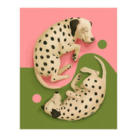 Yin And Yang Dalmatians (Print Only)