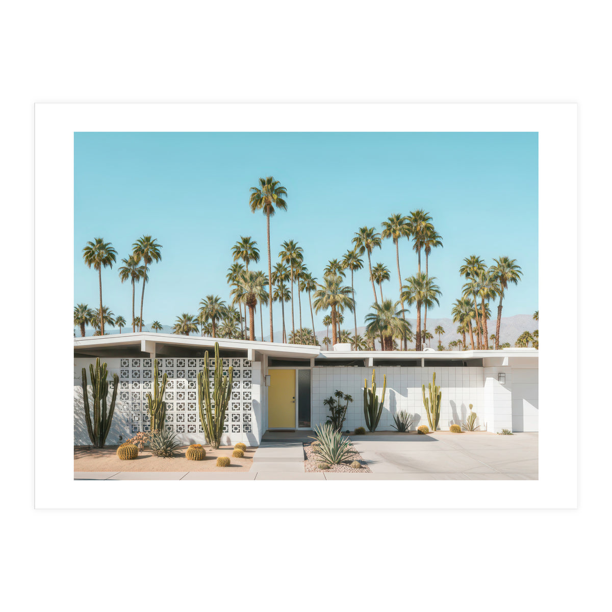 Palm Springs Modernist Home, Mid-Century Architecture Photography (Print Only)
