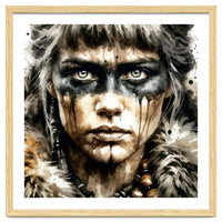 Fur Collar Warrior Portrait
