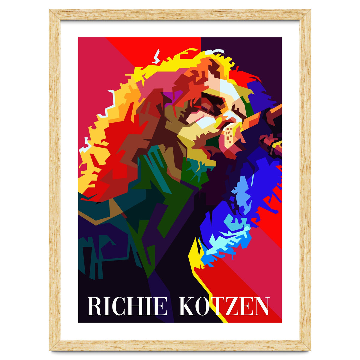 Richie Kotzen American Guitarist Singer Pop Art WPAP