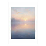 Ethereal Autumn Forest with Misty Sunlight Beams (Print Only) thumbnail
