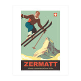 Ski Jump on Zermatt, Switzerland (Print Only) thumbnail