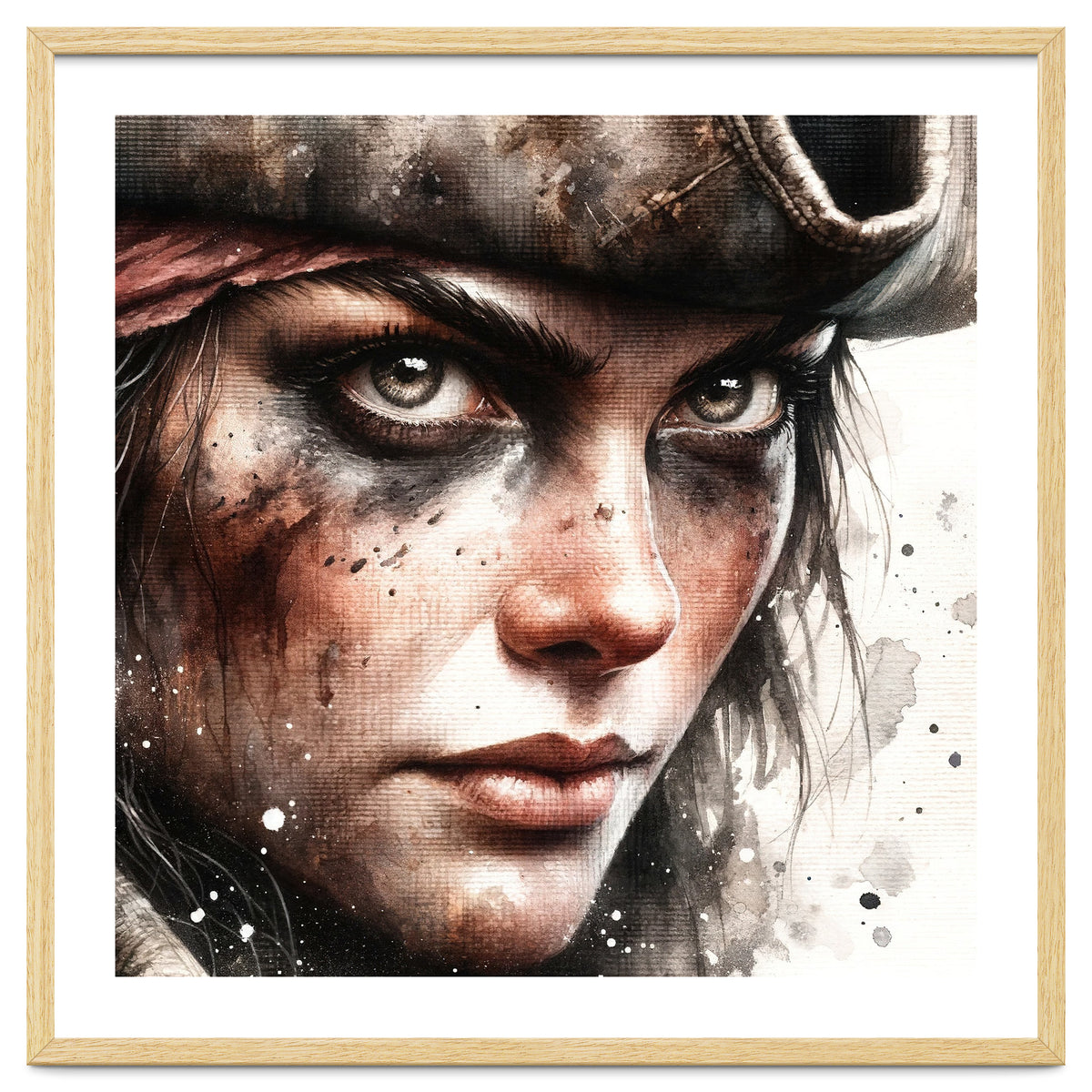 Fierce Pirate Captain Portrait