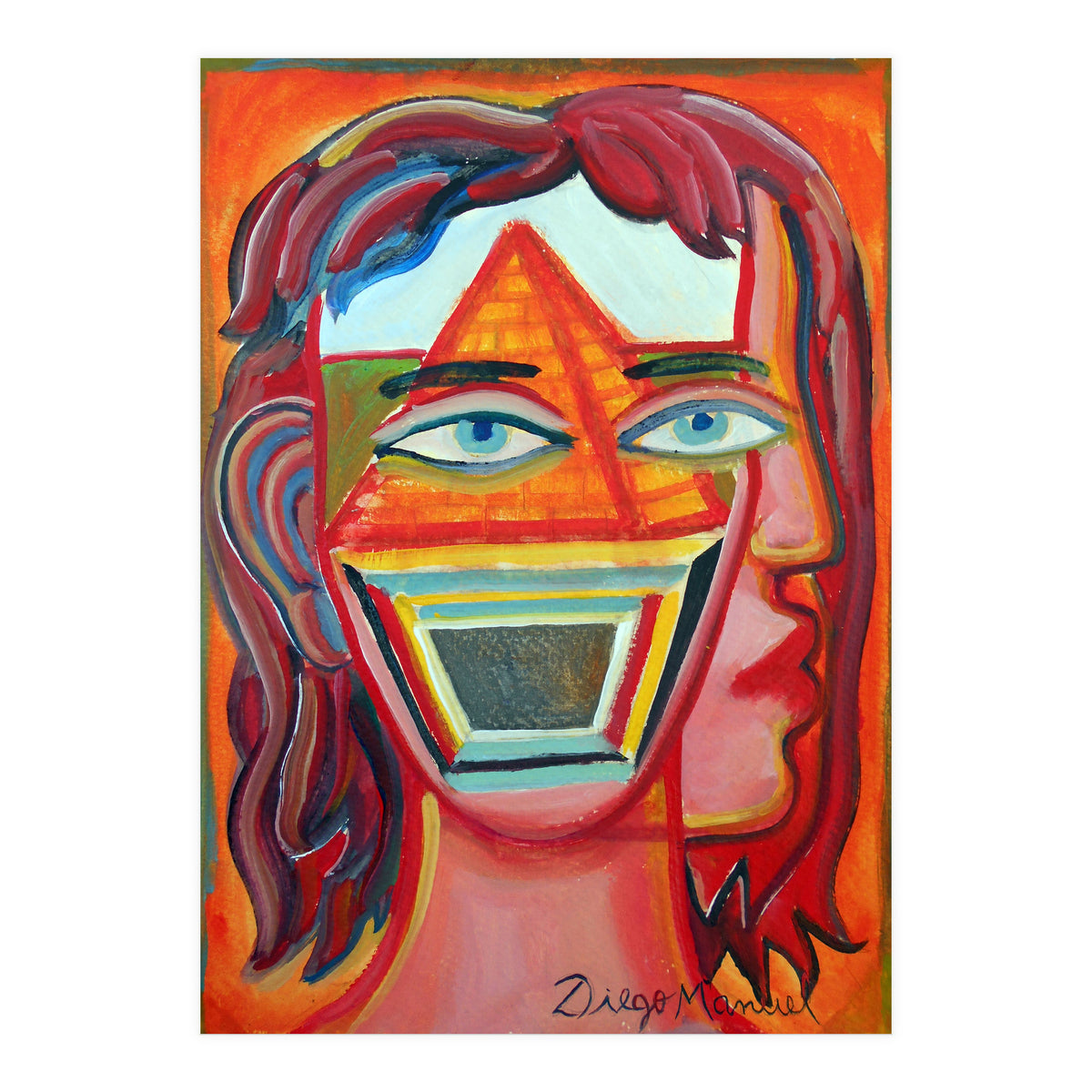 Cabeza De Mujer 11 (Print Only)