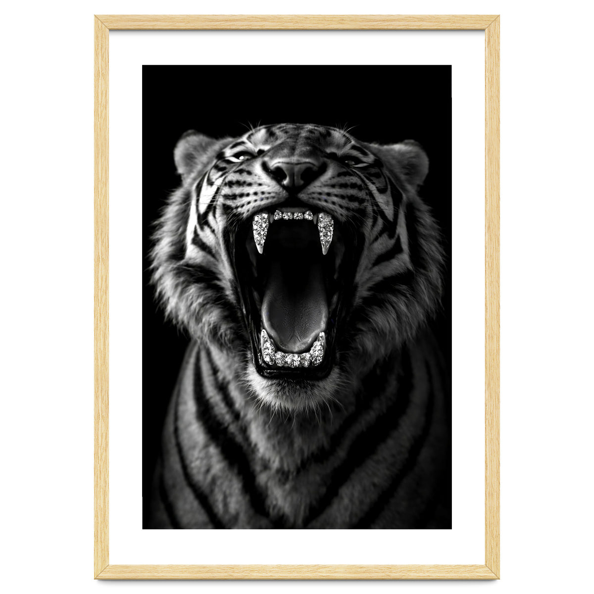 Roaring Tiger portrait