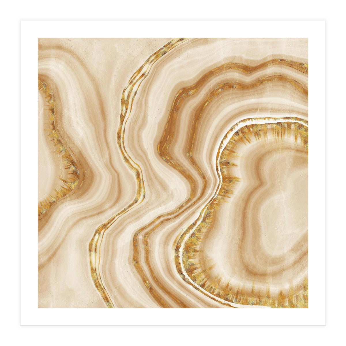 Golden Agate Texture 03 (Print Only)