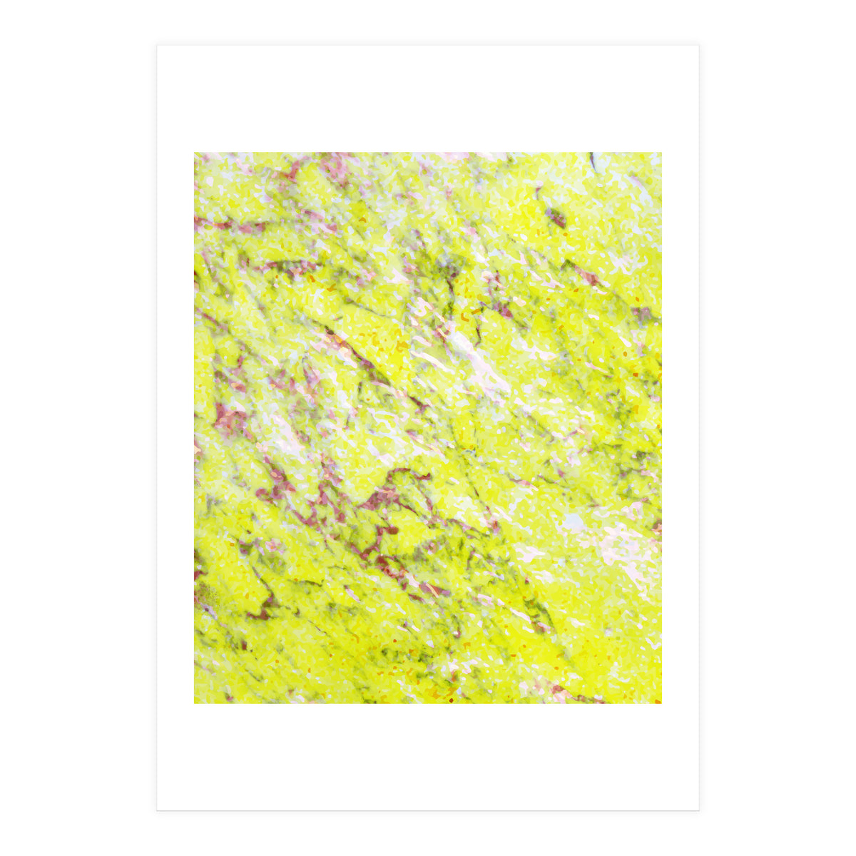 Lemon & Pink Marble (Print Only)
