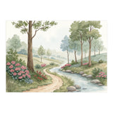 Serene Meadow Stream: A Gentle Countryside Walk (Print Only) thumbnail