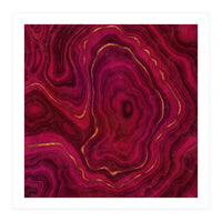 Red Agate Texture 05  (Print Only)