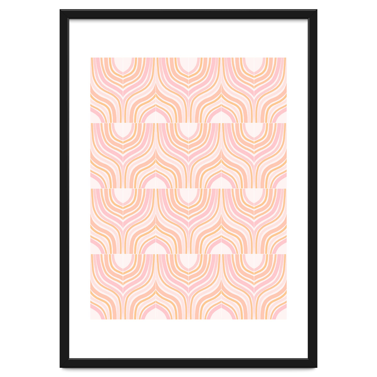 Peachy Marbeling Tiles