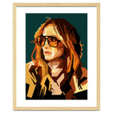 Jennifer Lopez Celebrity Art Retro Style Illustration thumbnail