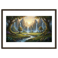 Enchanted Waterfall Meadow