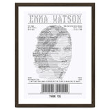 Receipt Art Emma Watson thumbnail
