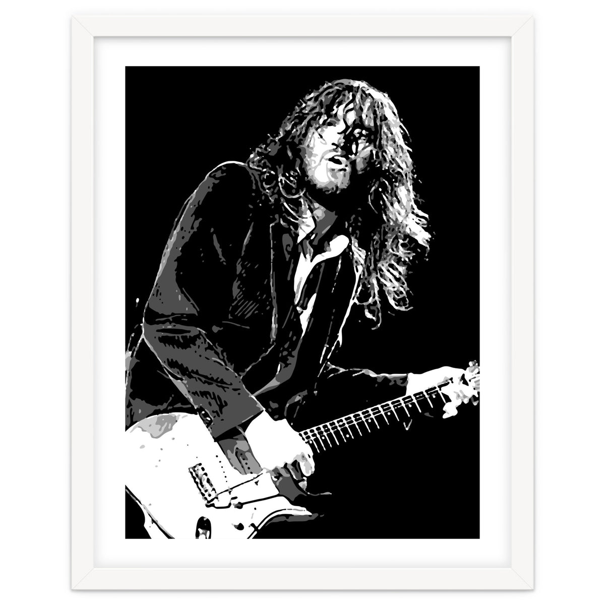 John Frusciante American Musician Legend in Monochrome