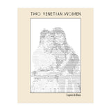 Two Venetian Women – Eugene de Blaas (ascii art)  (Print Only) thumbnail
