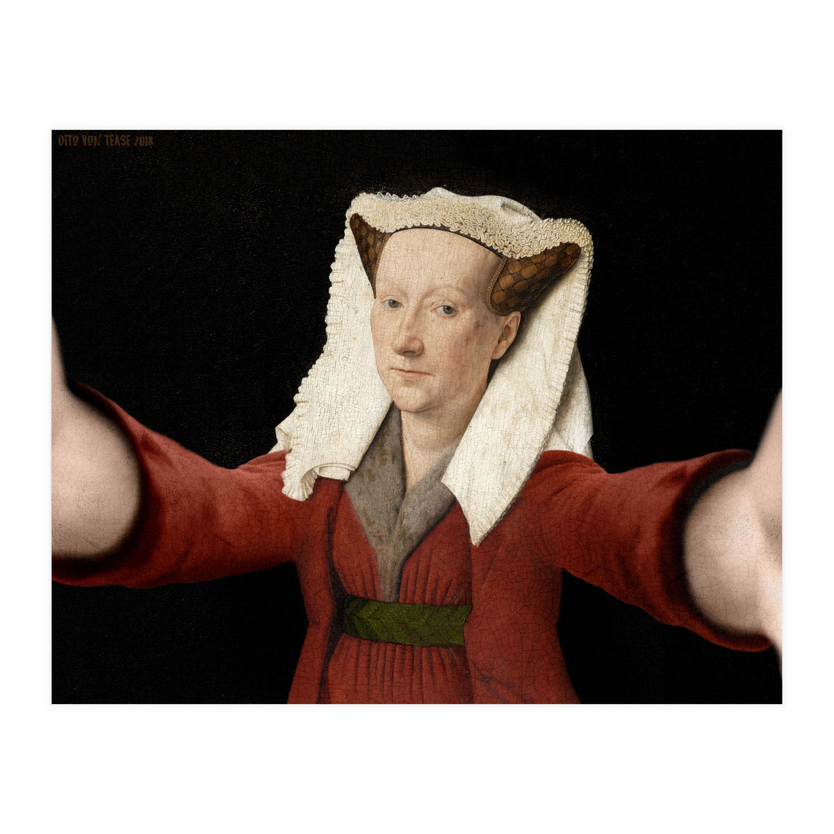Margaret van Eyck - Jan van Eyck - Selfie (Print Only)