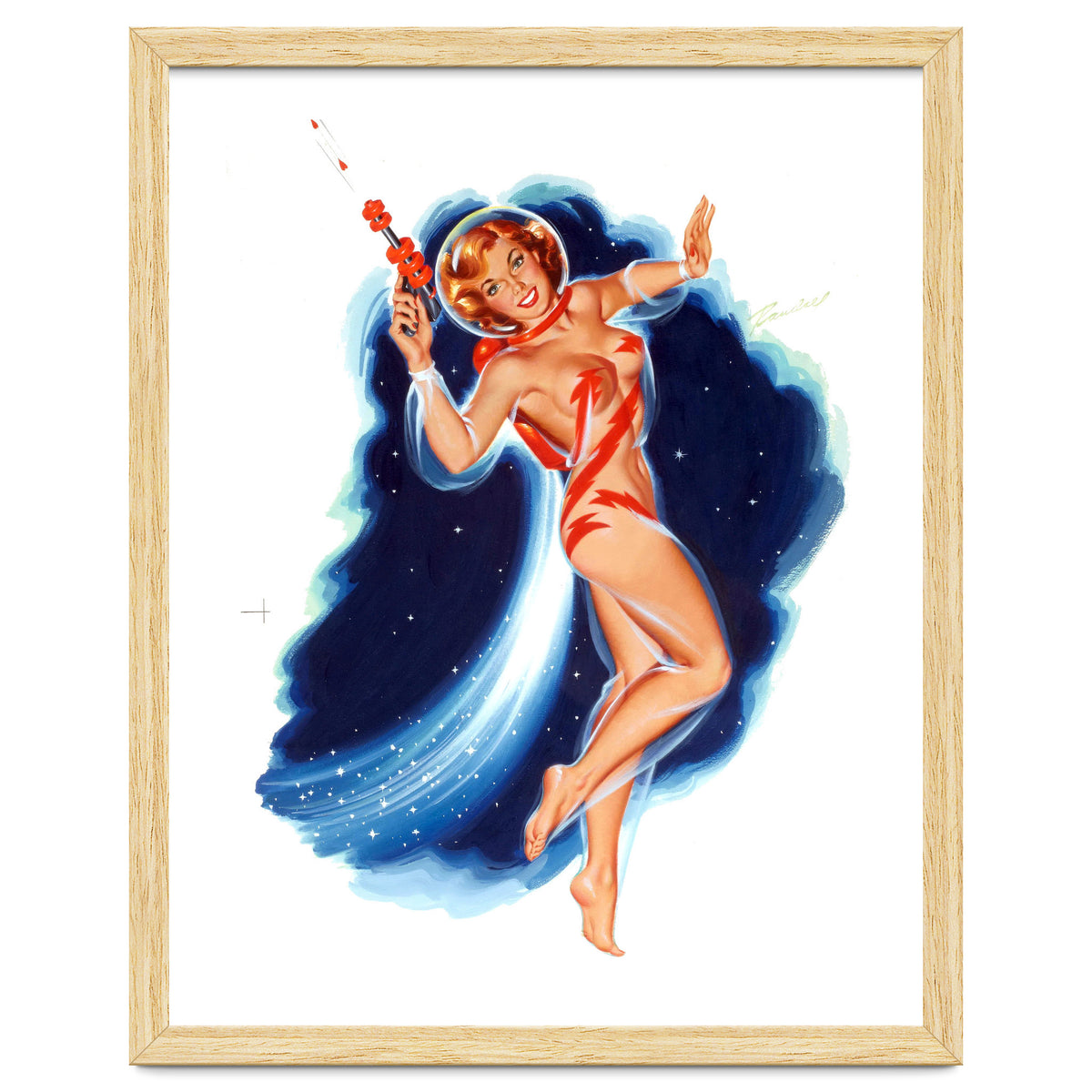 Pinup Astronaut Girl