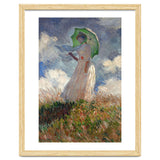 Claude Monet / 'The Woman with a Parasol', 1886, Oil on canvas, 131 × 88 cm. SUZANNE HOSCHEDE. thumbnail