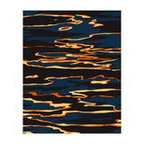 Sunset Reflection, Positivity Hope Growth Optimism Mindset, Nature Marble Dark Ocean (Print Only) thumbnail