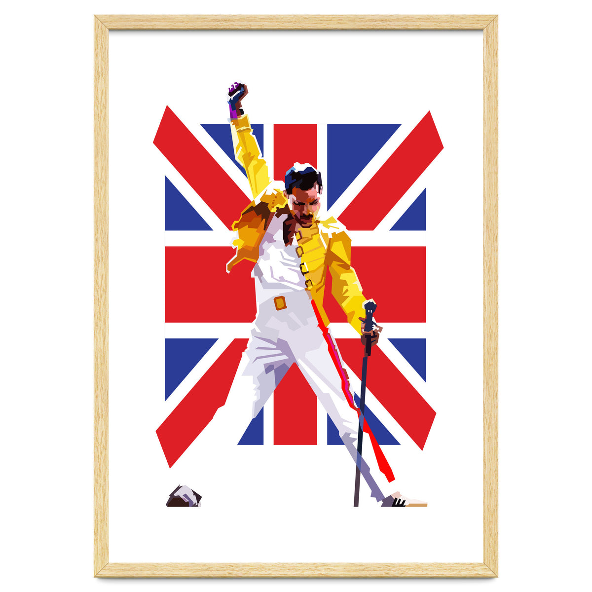 Pop Art Freddie Mercury Icon Rock Music